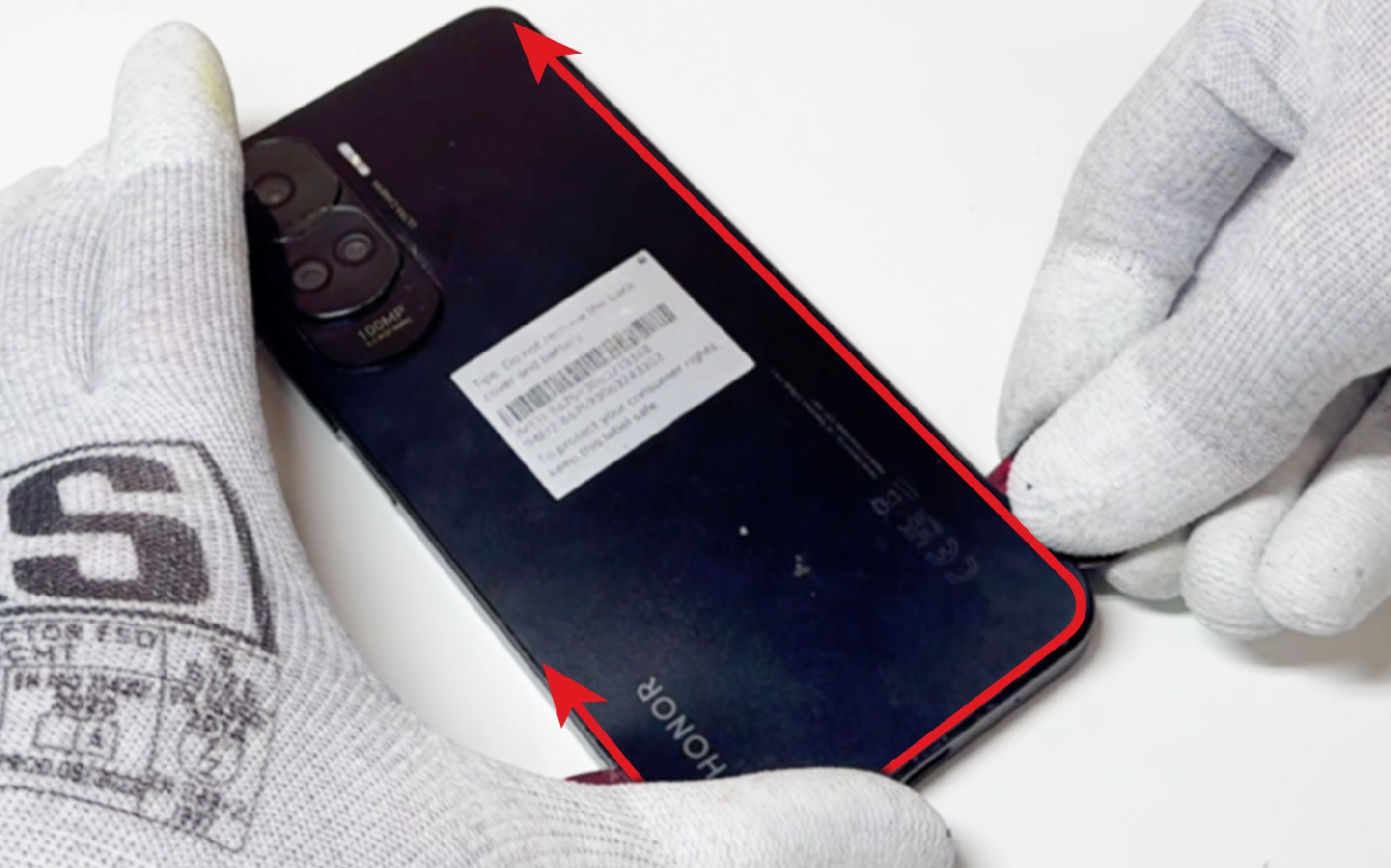 Comment changer le bloc écran sur Honor 90 Lite photo 3