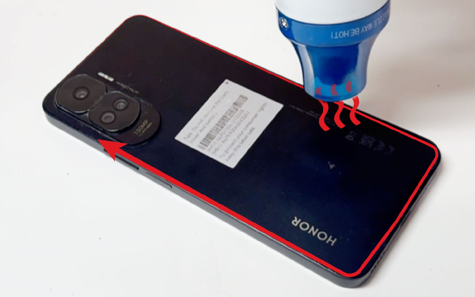 Comment changer la vitre arrière sur Honor 90 Lite photo 2