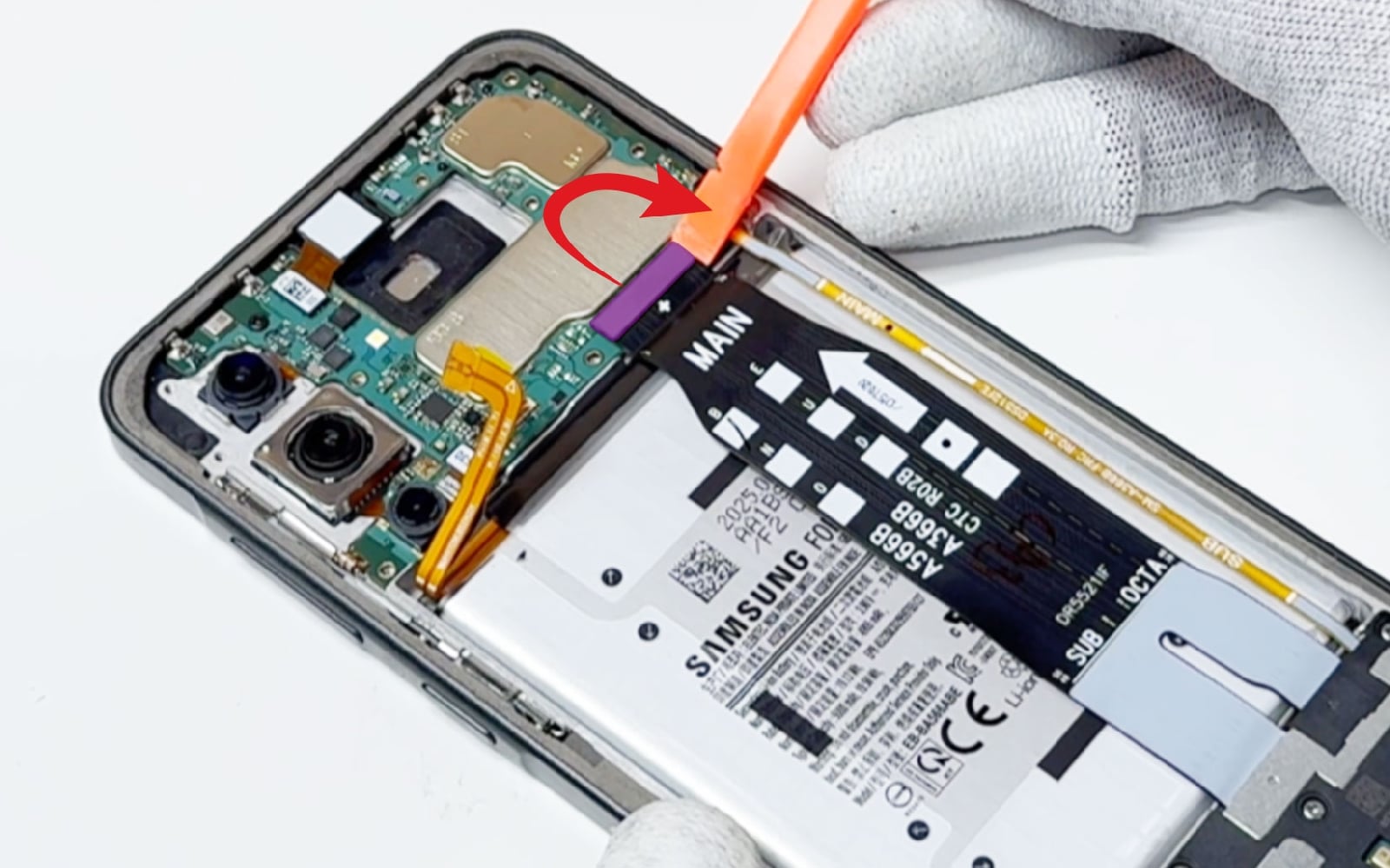Comment changer le bloc écran sur Galaxy A36 photo 1
