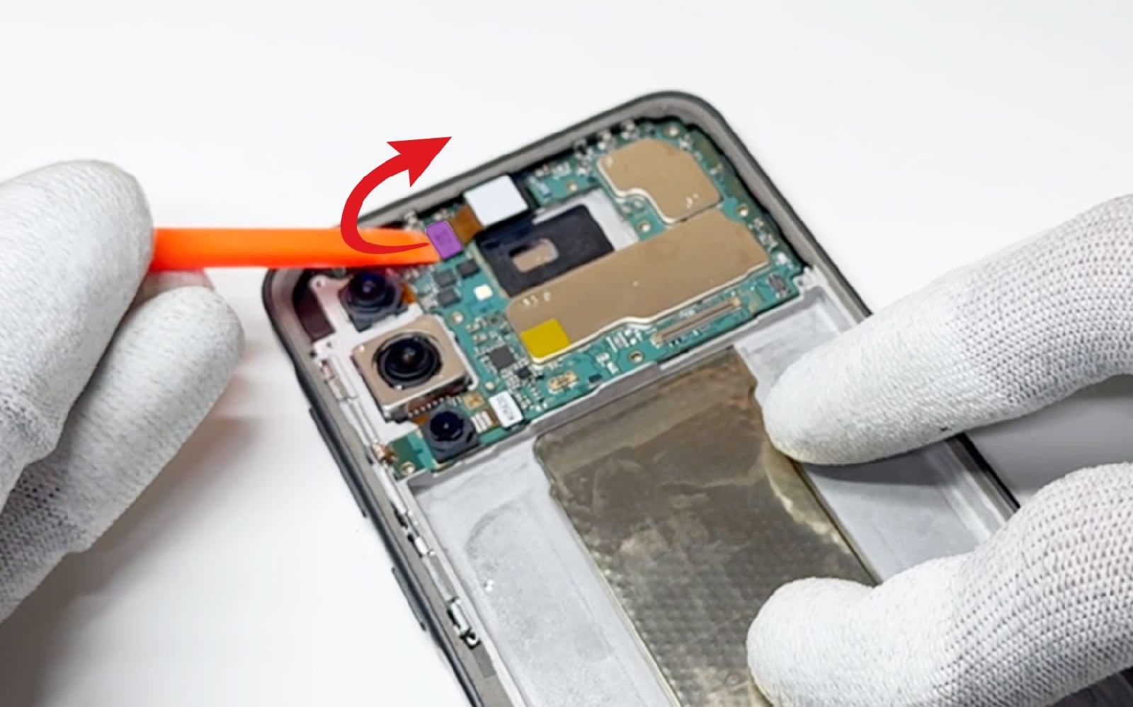 Comment changer le bloc écran sur Galaxy A36 photo 2