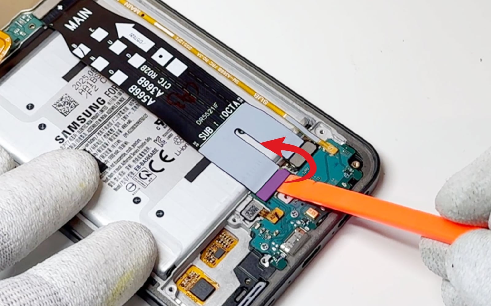 Comment changer le bloc écran sur Galaxy A36 photo 1