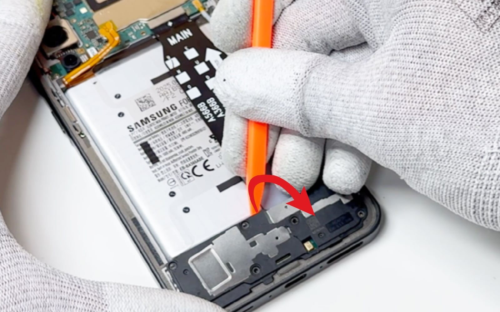 Comment changer le bloc écran sur Galaxy A36 photo 2