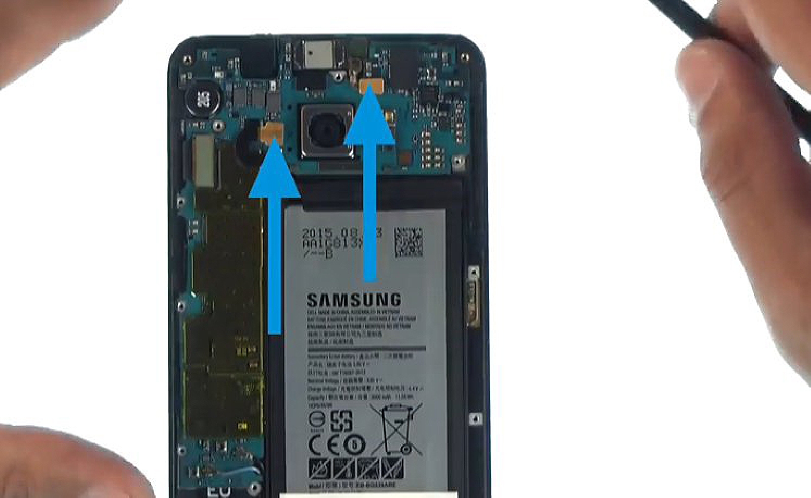 Changement d'écran (vitre+Amoled) sur Galaxy S6 Edge Plus photo 1