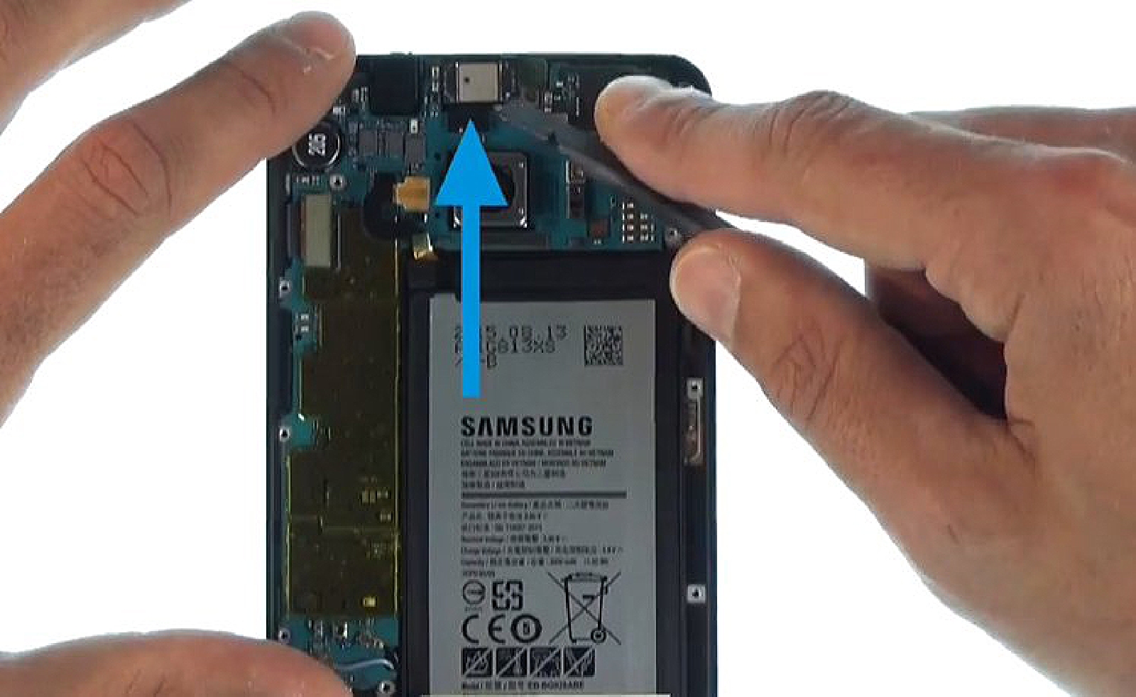 Changement d'écran (vitre+Amoled) sur Galaxy S6 Edge Plus photo 2