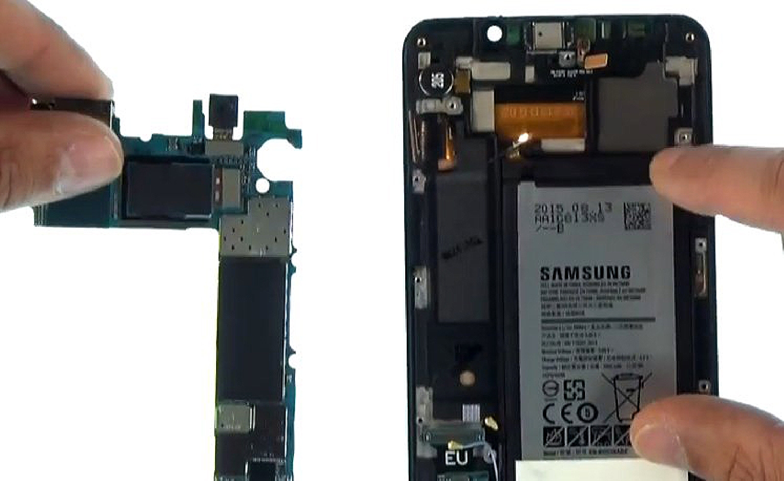 Changement d'écran (vitre+Amoled) sur Galaxy S6 Edge Plus photo 1