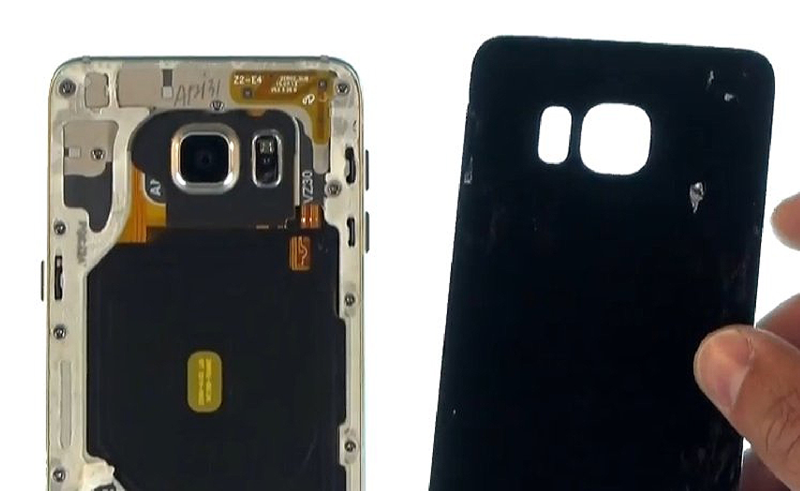 Changement de vitre arrière sur Galaxy S6 Edge Plus photo 3