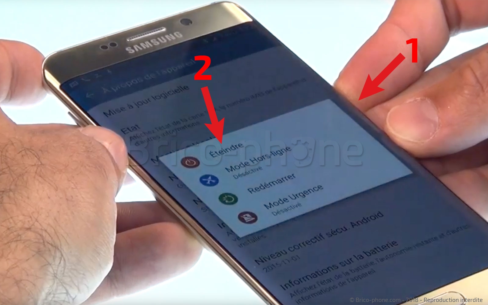 Changement de batterie sur Galaxy S6 Edge Plus photo 2