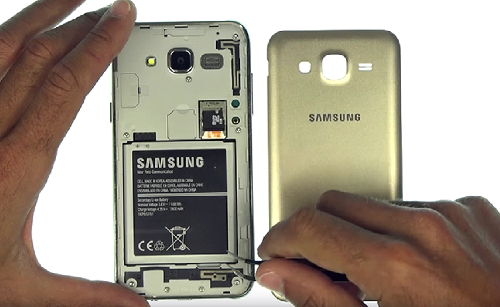 Changement d'écran (vitre+AMOLED) sur Galaxy J5 photo 1