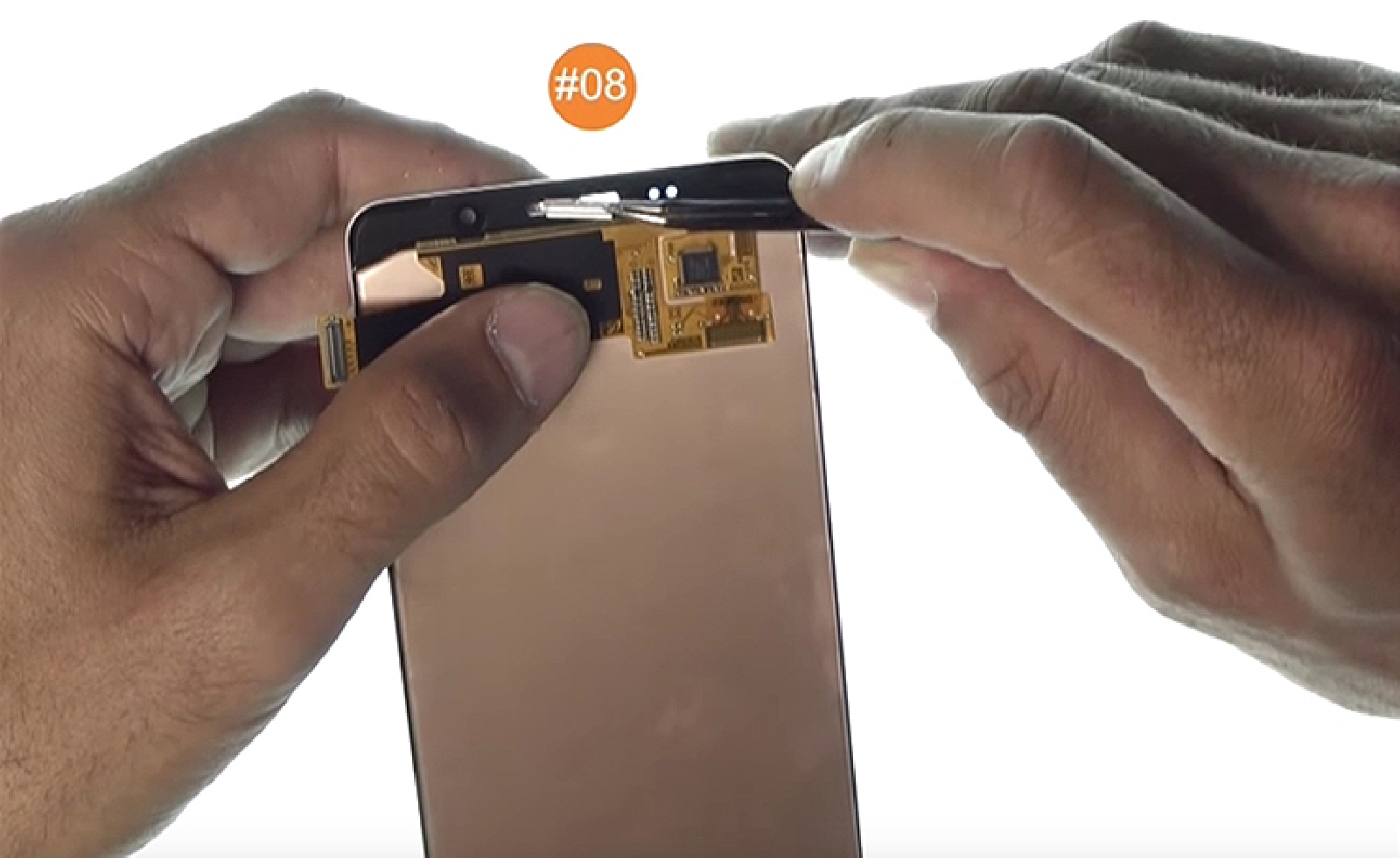 Changement d'écran (vitre+Amoled) sur Galaxy A5 2016 photo 2