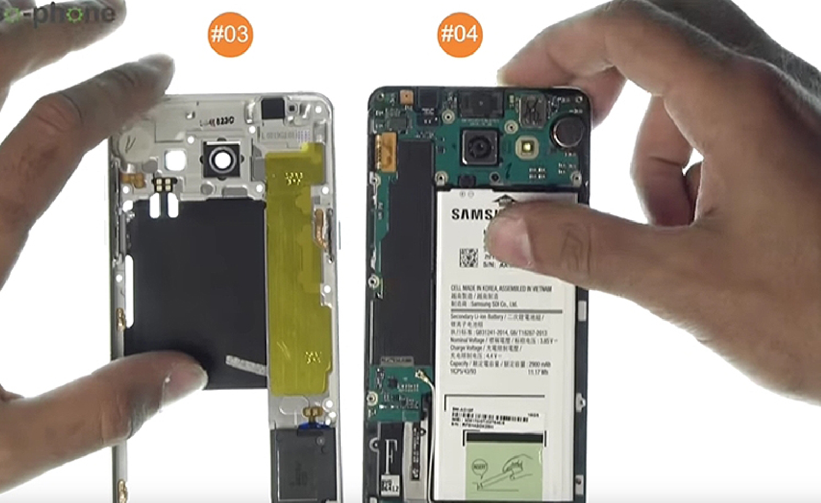 Changement de batterie sur Galaxy A5 2016 photo 4