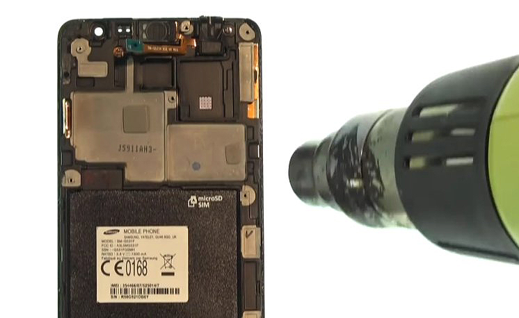 Changement de vitre tactile sur Galaxy Xcover 4 photo 1