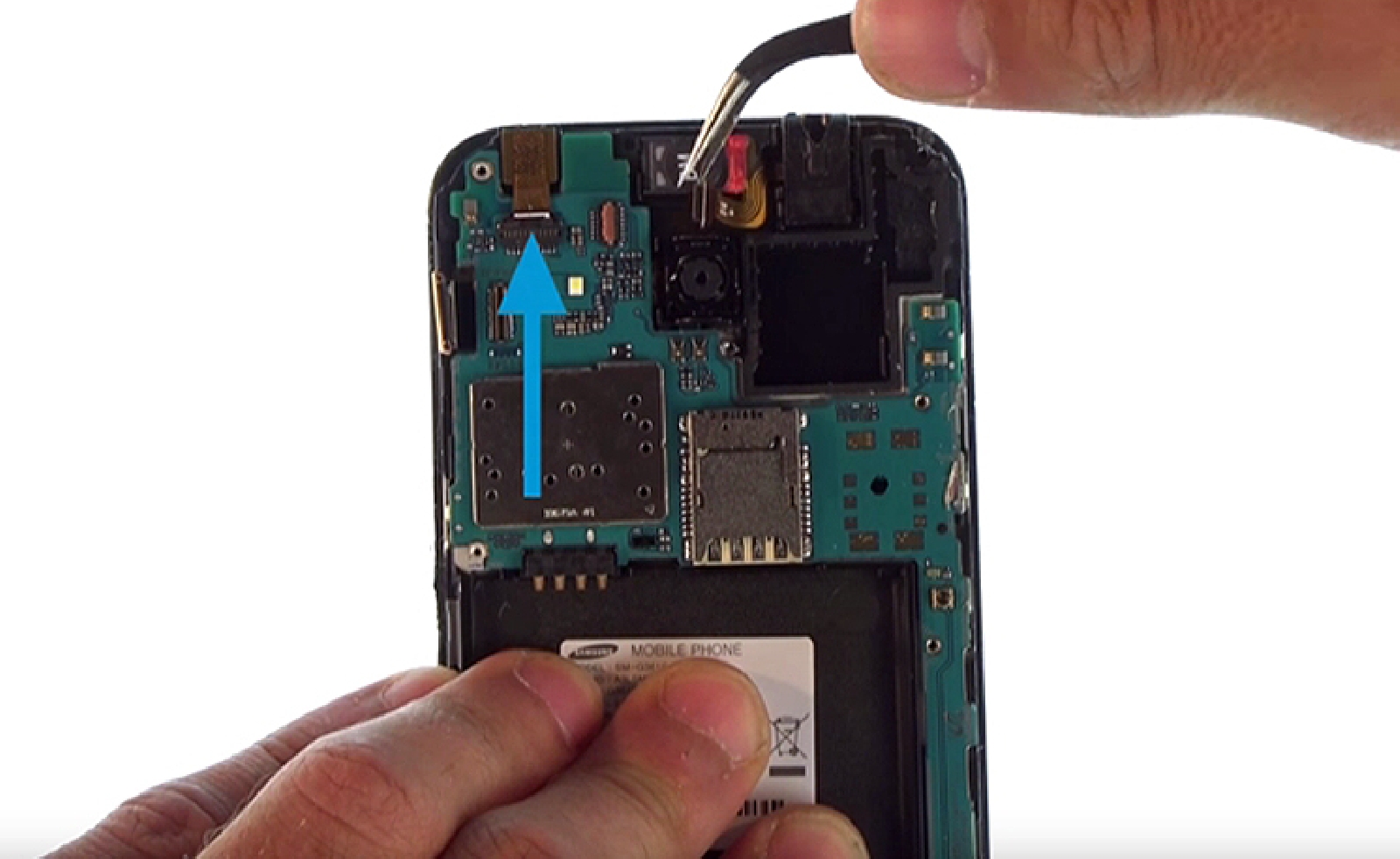 Changement d'écran (vitre+LCD) sur Galaxy Core Prime photo 1