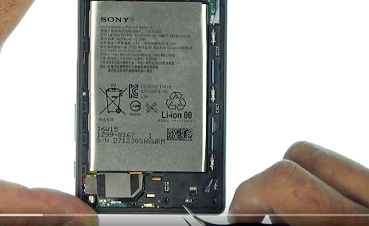 Changement de battterie sur Xperia X - X Dual photo 1