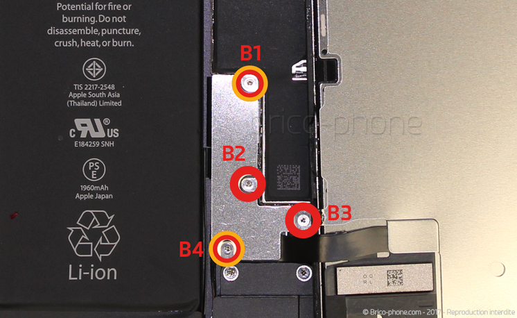 Changement de batterie sur iPhone 7 photo 1