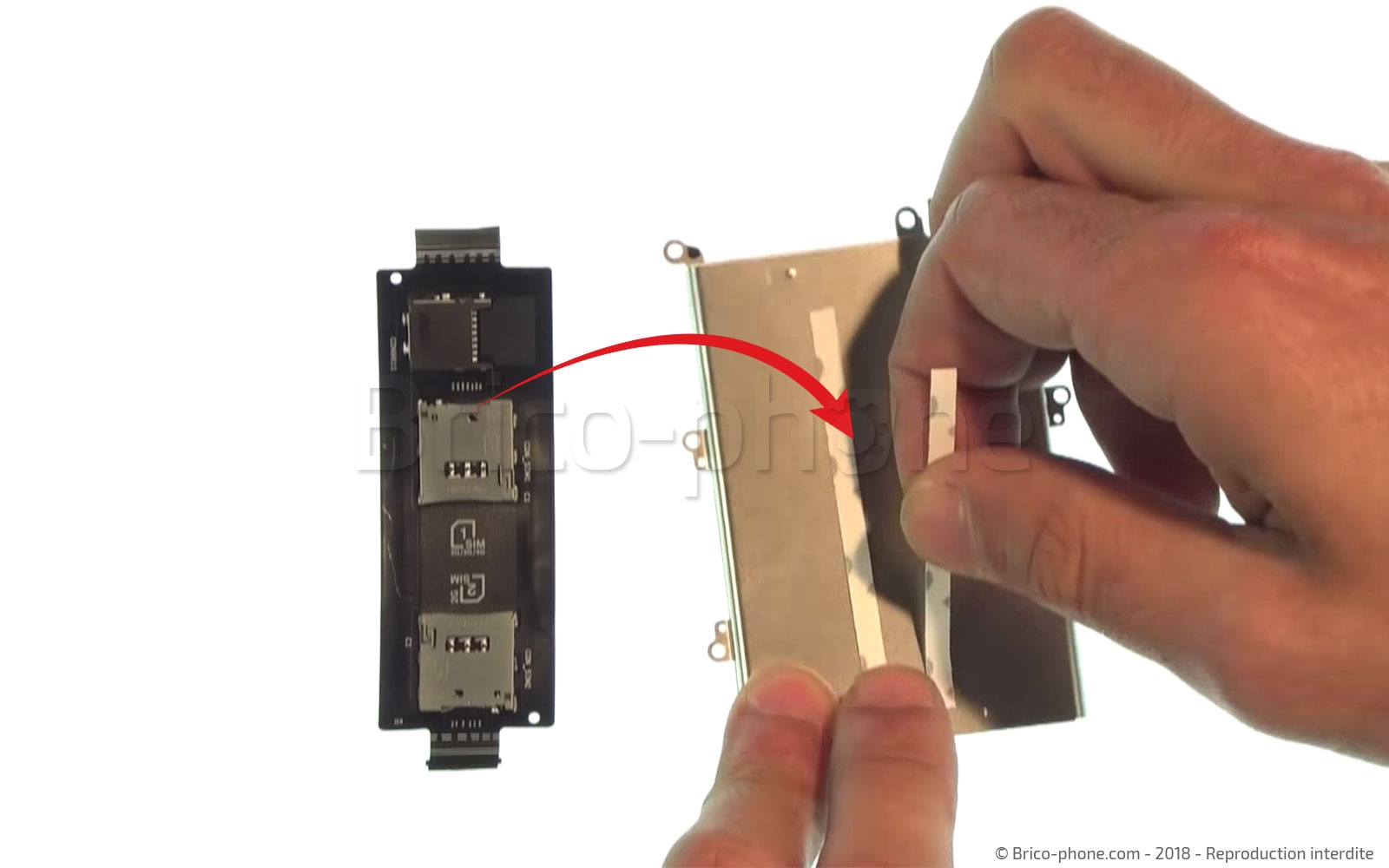 Changement de batterie sur Zenfone 2 ZE551ML photo 1