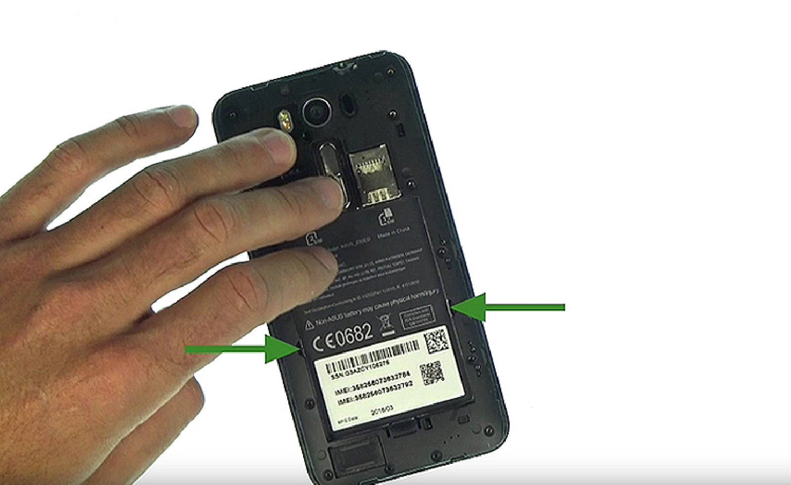 Changement d'écran (vitre+châssis+LCD) sur Zenfone 2 Laser ZE500KL photo 3