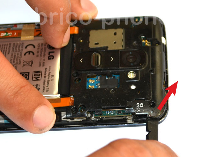 Changement d'écran (vitre+châssis+LCD) sur G2 photo 1