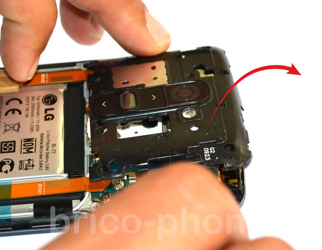 Changement d'écran (vitre+châssis+LCD) sur G2 photo 1