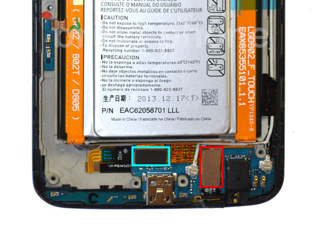 Changement d'écran (vitre+châssis+LCD) sur G2 photo 1