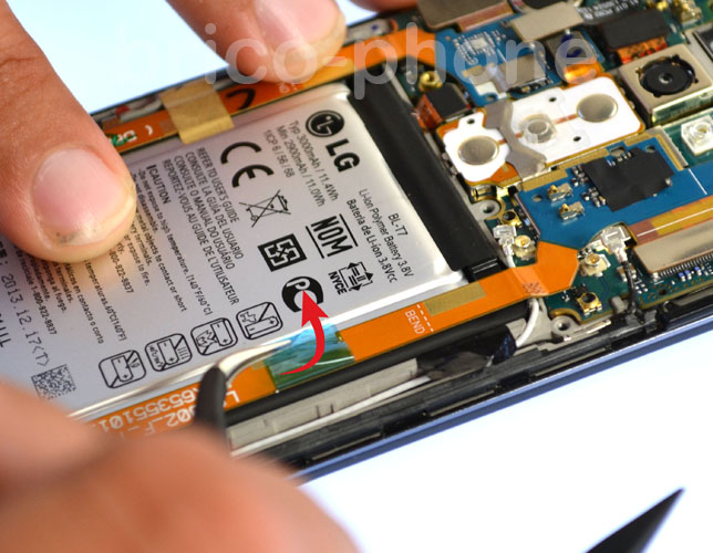 Changement d'écran (vitre+châssis+LCD) sur G2 photo 1