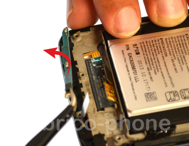 Changement d'écran (vitre+châssis+LCD) sur G2 photo 1