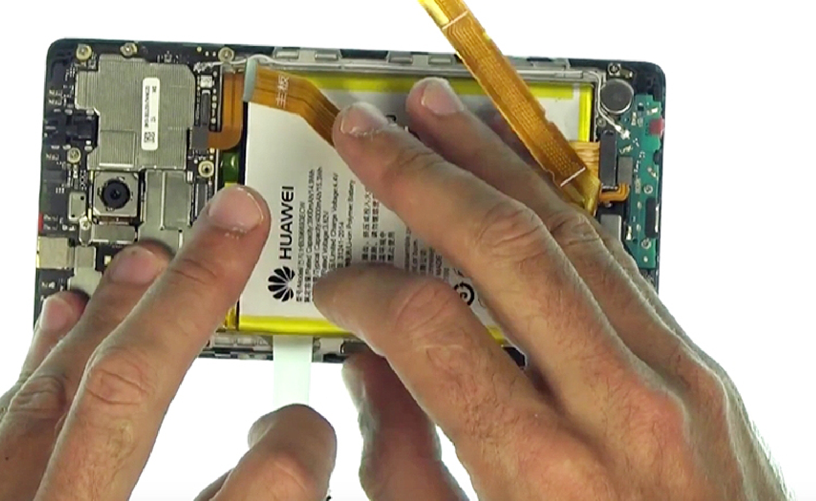 Changement d'écran (vitre+châssis+LCD) sur Mate 8 photo 3