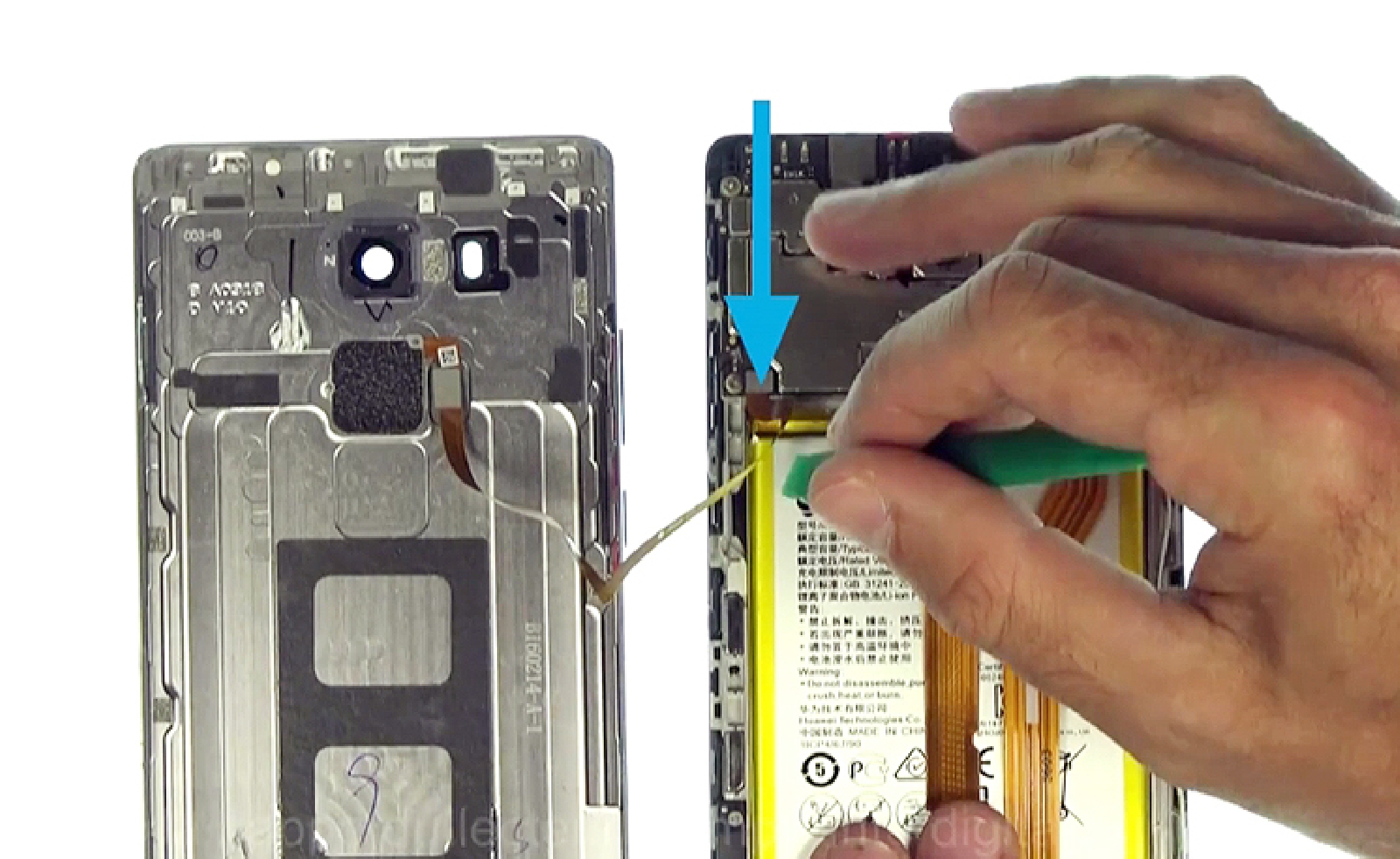 Changement de batterie sur Mate 8 photo 2