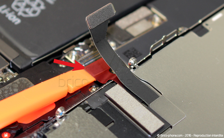 Changement de nappe caméra avant Facetime sur iPhone 7 photo 2