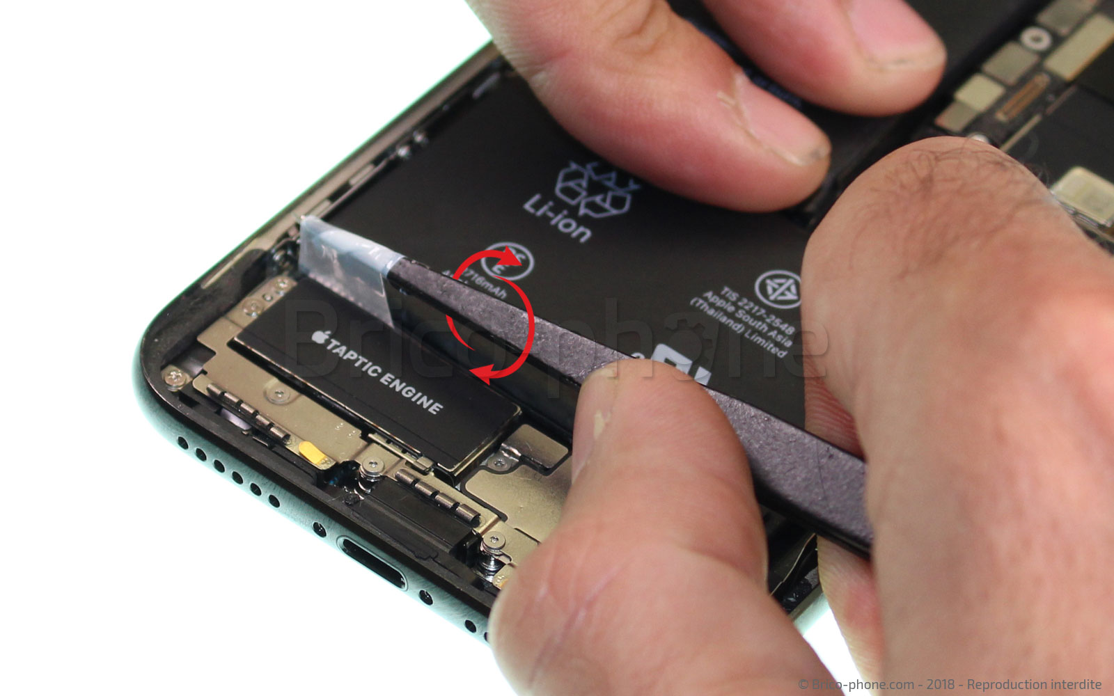 Changement de batterie sur iPhone X photo 3
