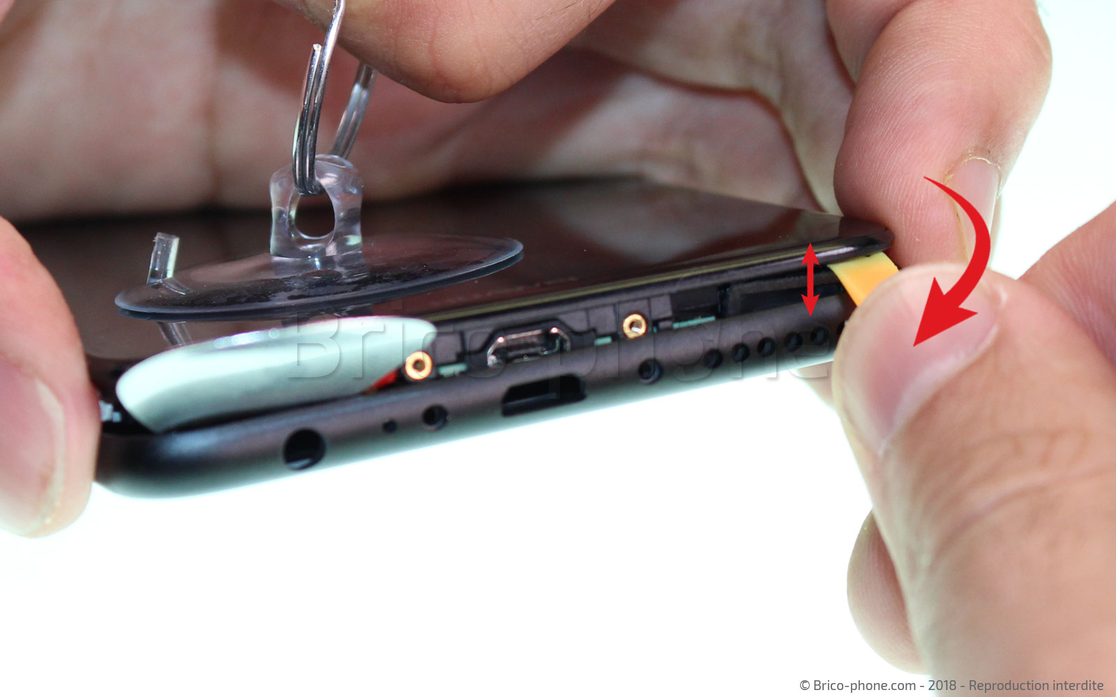 Changement d'écran (vitre+LCD+batterie) sur Mate 10 Lite photo 1