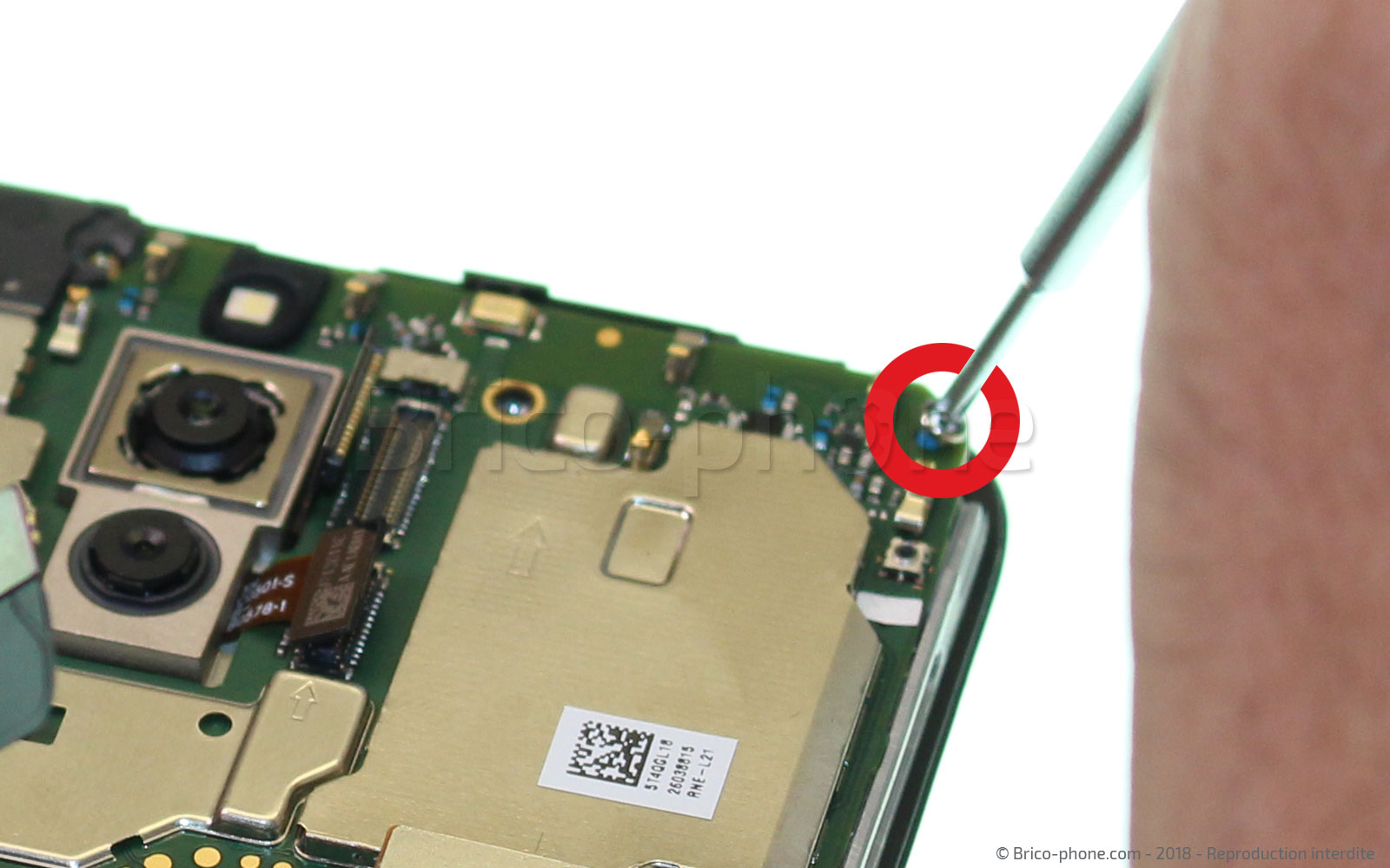 Changement d'écran (vitre+LCD+batterie) sur Mate 10 Lite photo 2