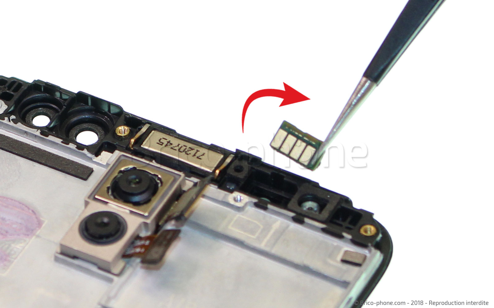 Changement d'écran (vitre+LCD+batterie) sur Mate 10 Lite photo 2