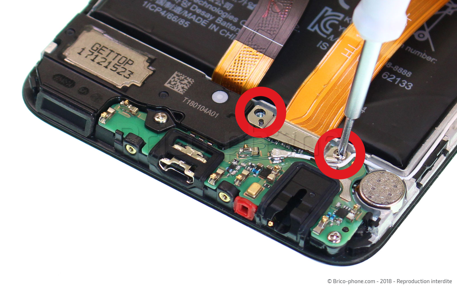 Changement d'écran (vitre+LCD+batterie) sur Mate 10 Lite photo 1