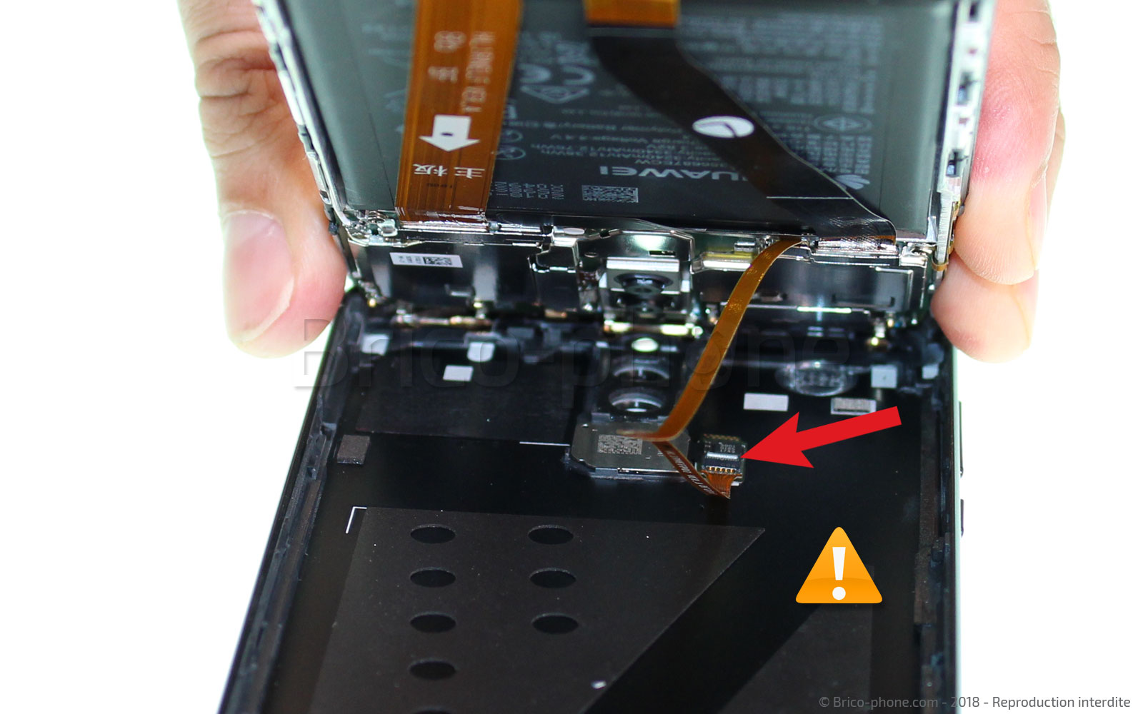 Changement d'écran (vitre+LCD) sur Mate 10 Lite photo 3