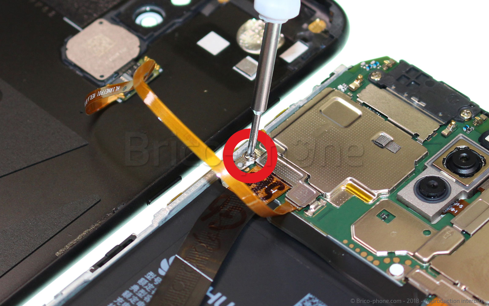 Changement d'écran (vitre+LCD) sur Mate 10 Lite photo 1