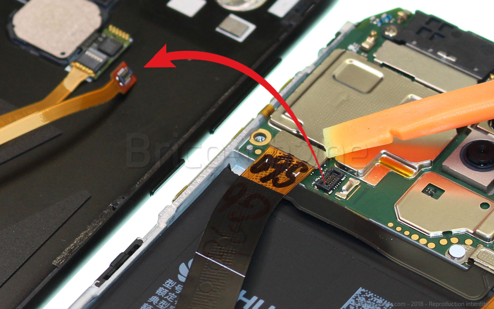 Changement d'écran (vitre+LCD) sur Mate 10 Lite photo 4