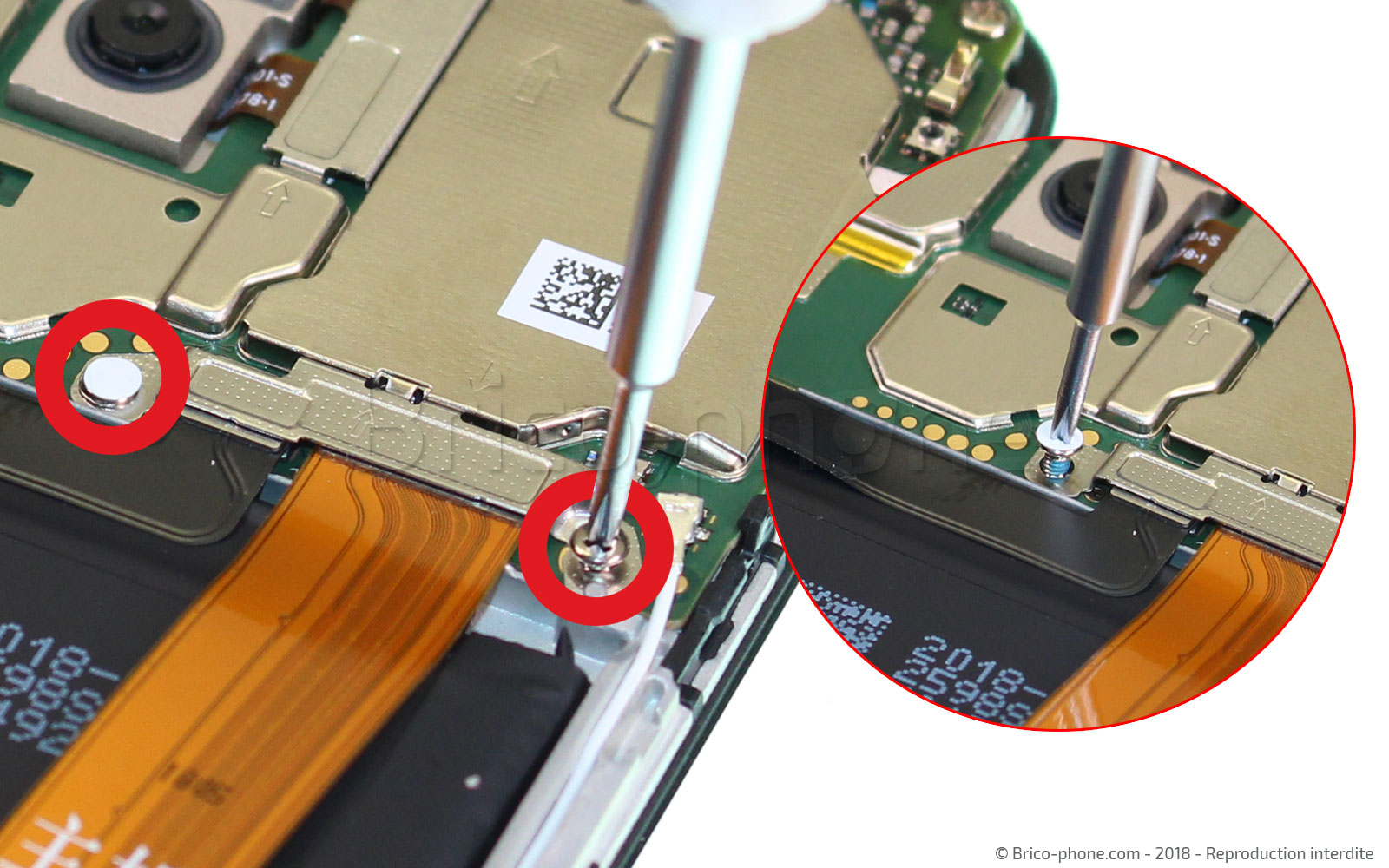 Changement d'écran (vitre+LCD) sur Mate 10 Lite photo 1