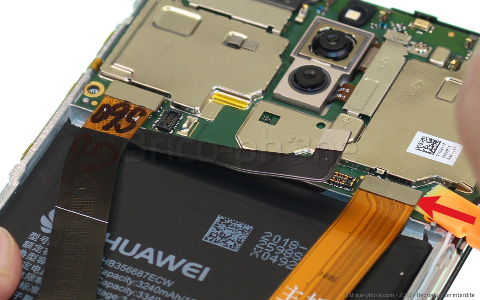 Changement d'écran (vitre+LCD) sur Mate 10 Lite photo 1