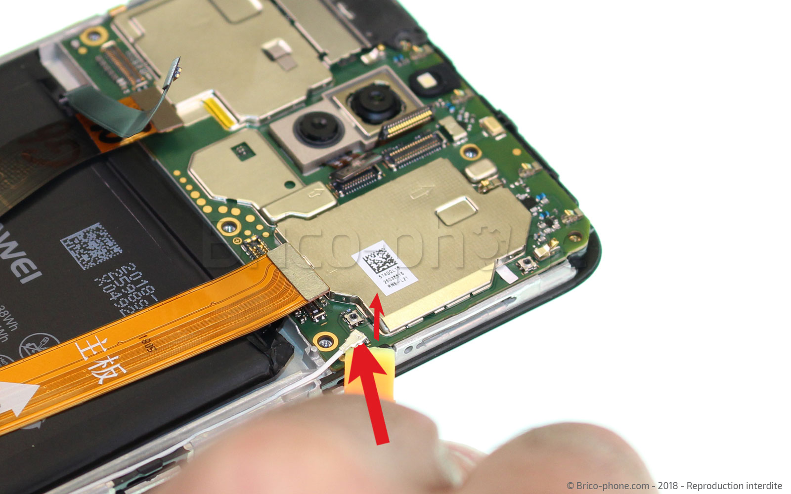 Changement d'écran (vitre+LCD) sur Mate 10 Lite photo 3