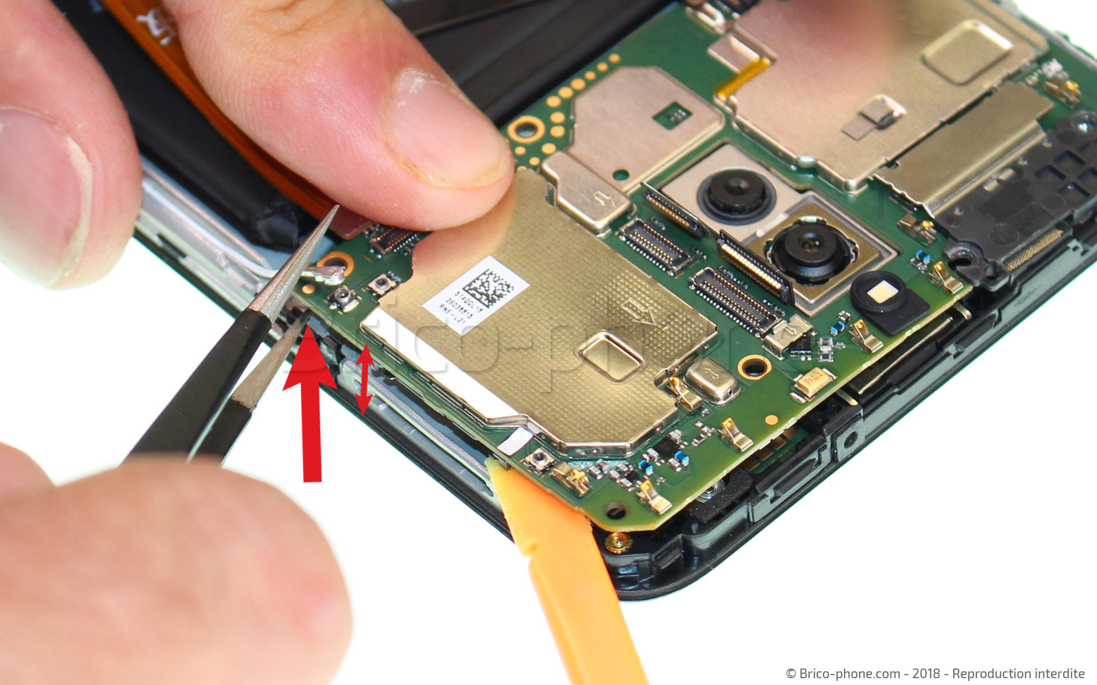 Changement d'écran (vitre+LCD) sur Mate 10 Lite photo 2