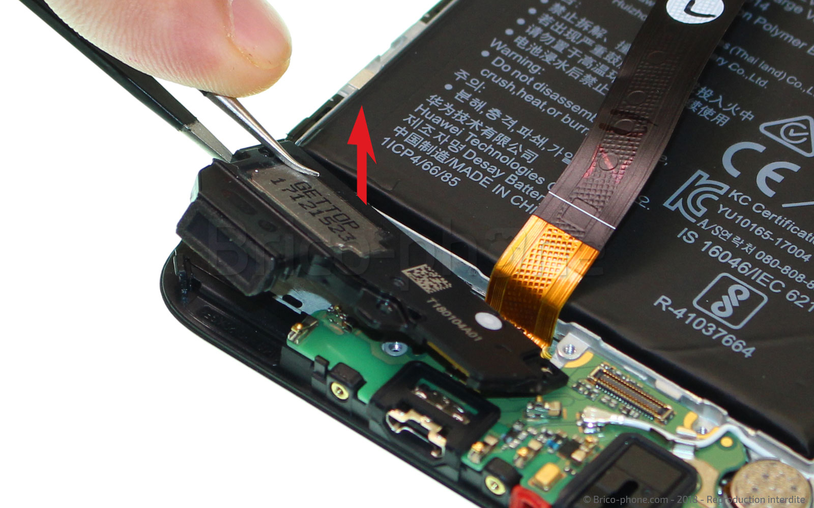 Changement d'écran (vitre+LCD) sur Mate 10 Lite photo 2