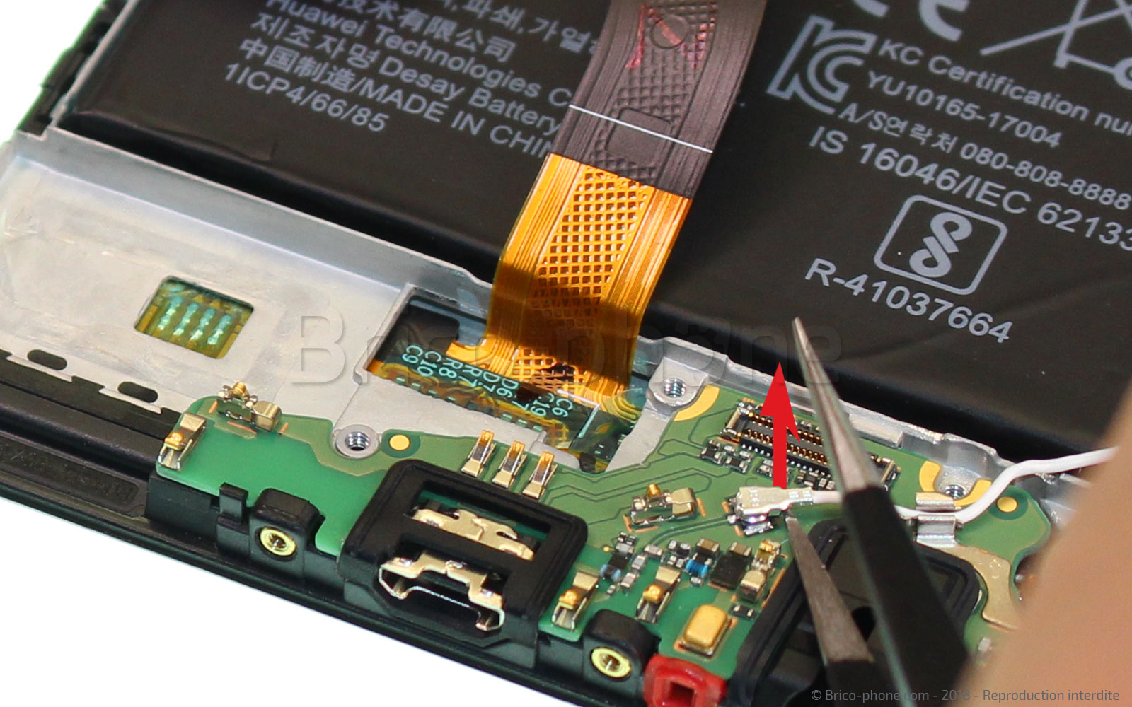 Changement d'écran (vitre+LCD) sur Mate 10 Lite photo 2