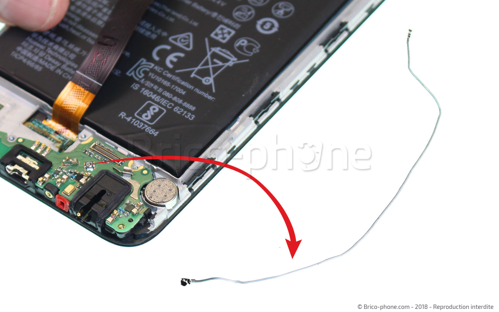 Changement d'écran (vitre+LCD) sur Mate 10 Lite photo 4