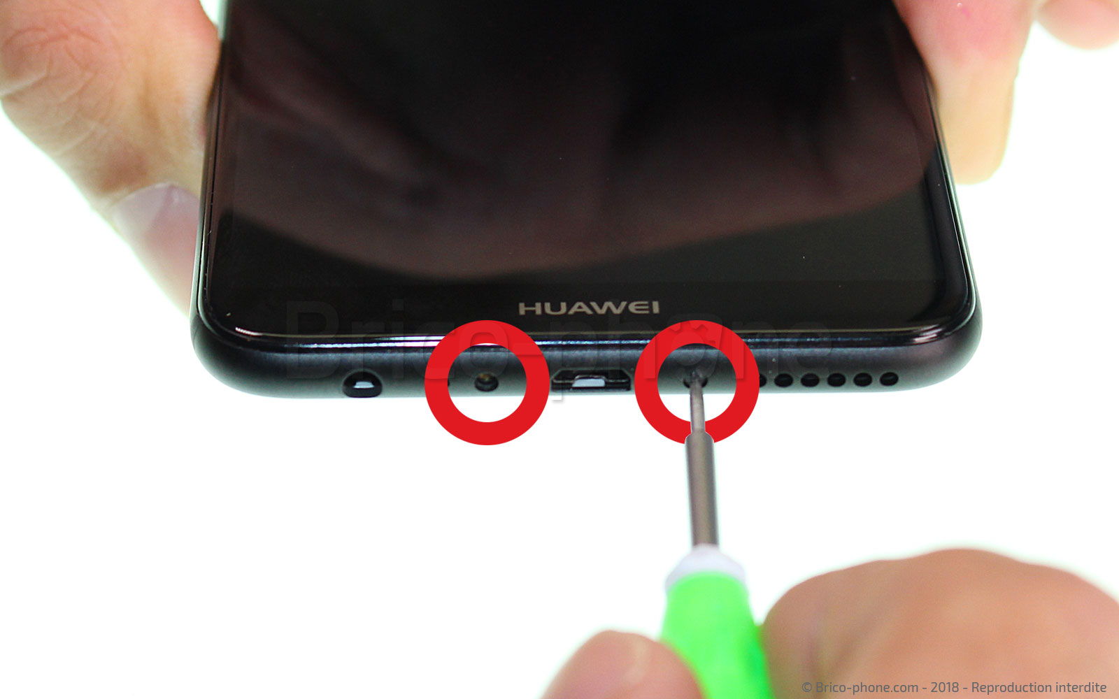 Changement de coque arrière sur Mate 10 Lite photo 1