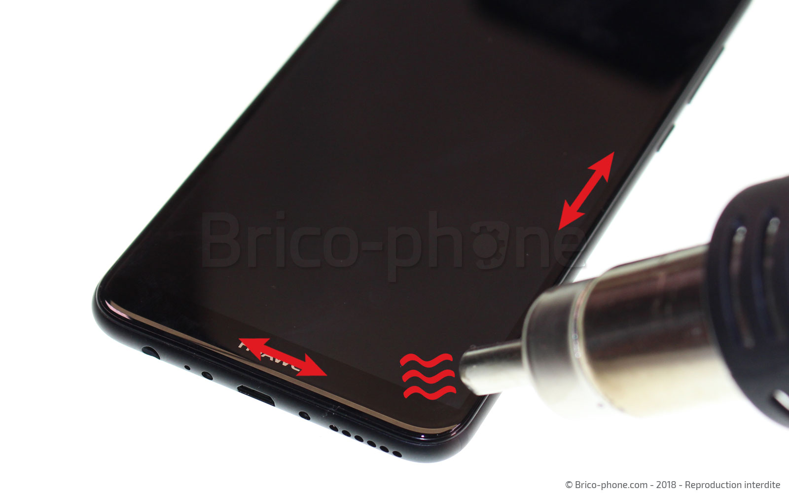 Changement de coque arrière sur Mate 10 Lite photo 1