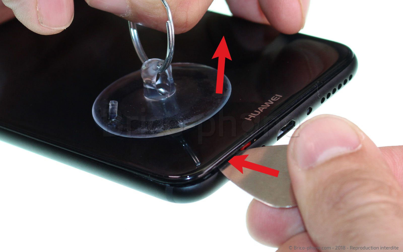 Changement de coque arrière sur Mate 10 Lite photo 3