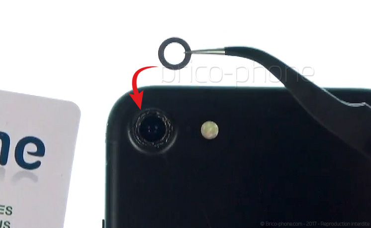 Changement de lentille de protection d'appareil photo sur iPhone 6 photo 1
