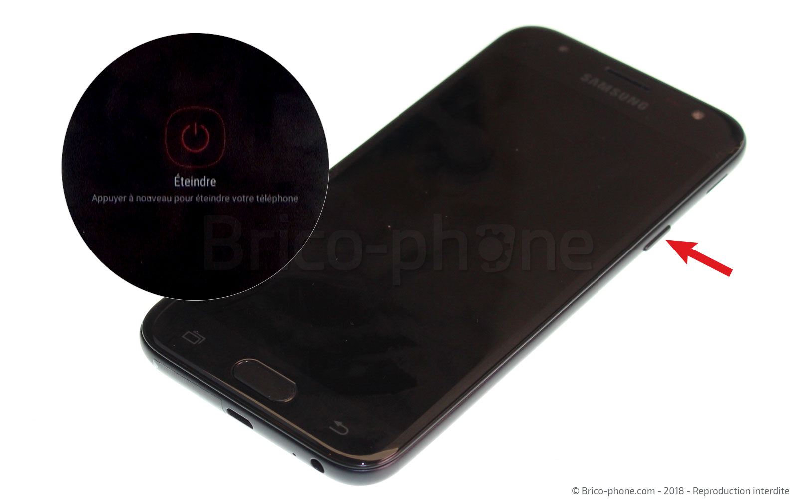 Changement d'écran (vitre+LCD) sur Galaxy J3 2017 photo 1