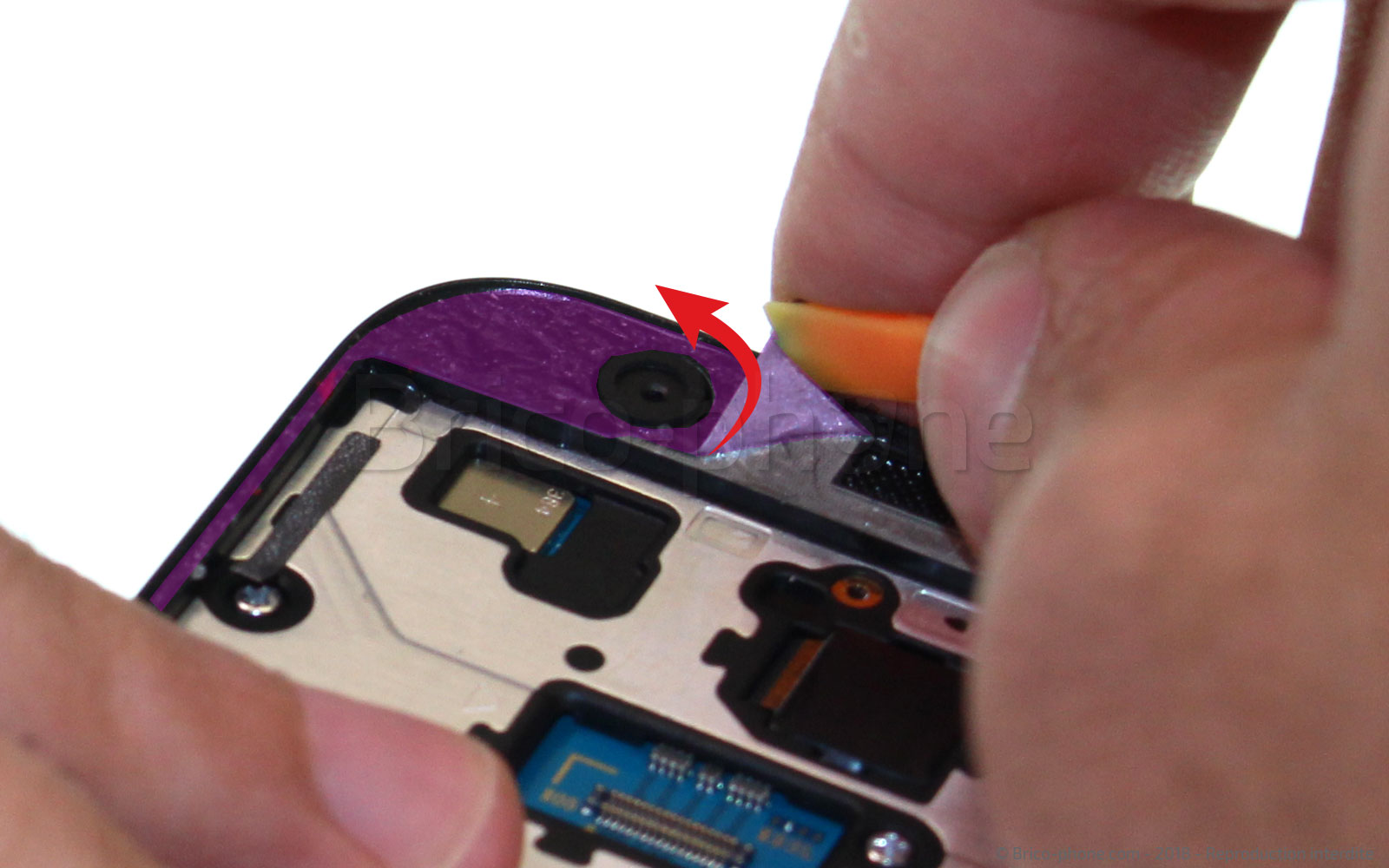 Changement d'écran (vitre+LCD) sur Galaxy J3 2017 photo 1