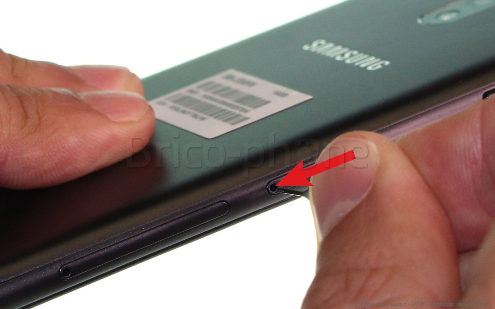 Tutoriel photos changement de batterie sur Samsung Galaxy J3 20017